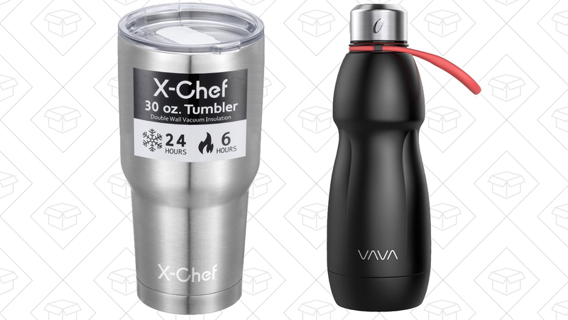 VAVA 17 oz. Bottle, $11 with code KINJAKIN | X-Chef 30 oz. Tumbler, $9 with code MKFG9WIY